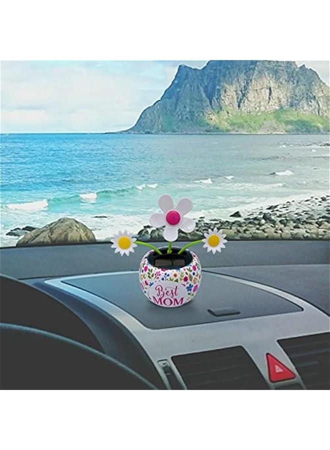Solar Dancer Figure,Solar Powered Dancing Car Dashboard Decor,Solar Dancing Flower Solar Dancing Solar Toys Solar Powered Toys Car Swinging Dancing Toy Car Windowsill Home Desk Decor - Image 2