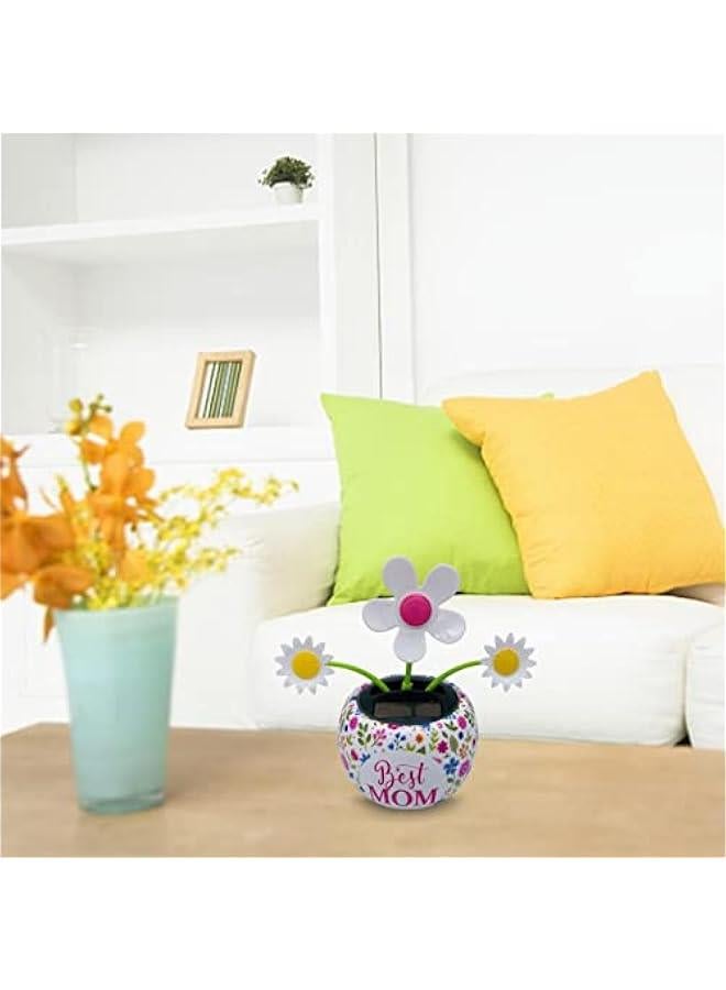 Solar Dancer Figure,Solar Powered Dancing Car Dashboard Decor,Solar Dancing Flower Solar Dancing Solar Toys Solar Powered Toys Car Swinging Dancing Toy Car Windowsill Home Desk Decor - Image 5