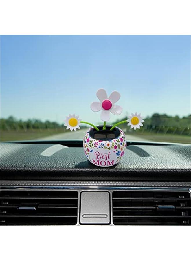 Solar Dancer Figure,Solar Powered Dancing Car Dashboard Decor,Solar Dancing Flower Solar Dancing Solar Toys Solar Powered Toys Car Swinging Dancing Toy Car Windowsill Home Desk Decor - Image 3