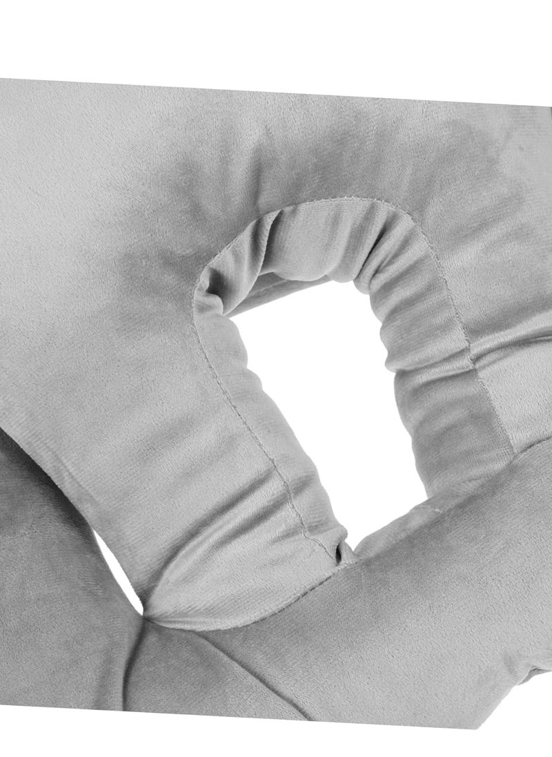 Nap Sleeping Pillow Cushion Slow Rebound Face Down Desk Pillow Cushion Nap Sleeping Pillow Waist Supporting for Office Library