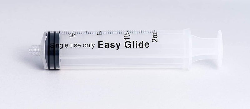 Easy Glide 60ML Syringe Only with Luer Lock Tip  50 Syringes Without a Needle by Easy Glide  Great for Medicine Feeding Tubes and Home Care - Image 2