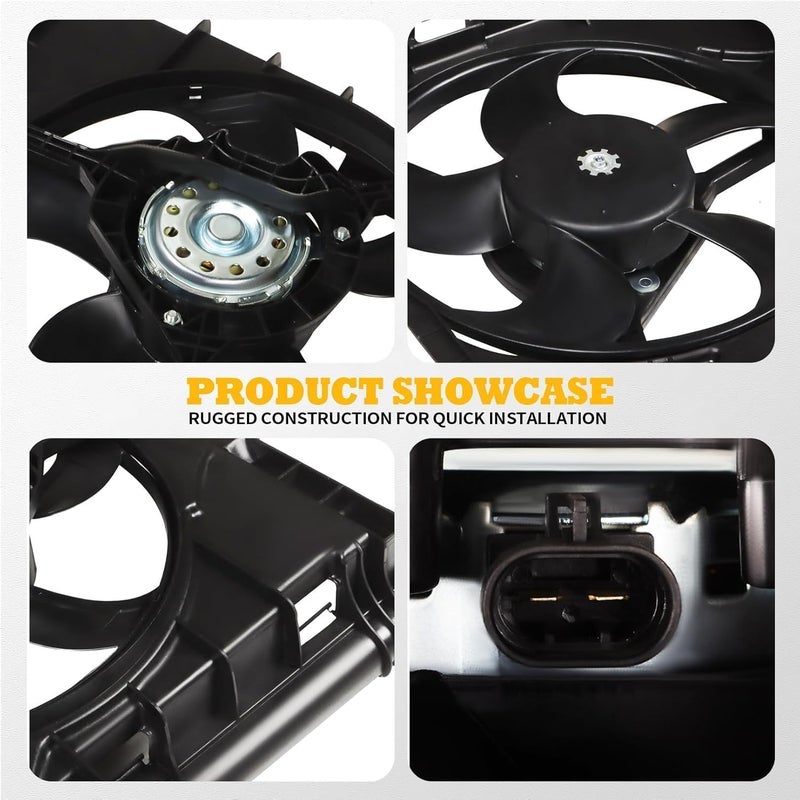 Jecoupoon Radiator Cooling Fan 1.0L for 451 Series Coupe Convertible 2008-2015 - Image 4