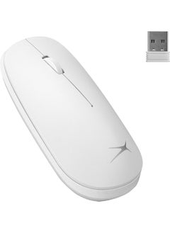 ALTECO Altec Lansing ALBM7305 White 2.4ghz USB 1600DPI Wireless Mouse with Alkaline Battery  - Image 1