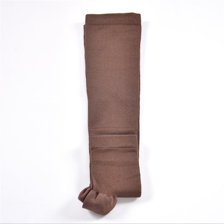 Compression Stockings Knee-High Relief Color-Black  - Image 4
