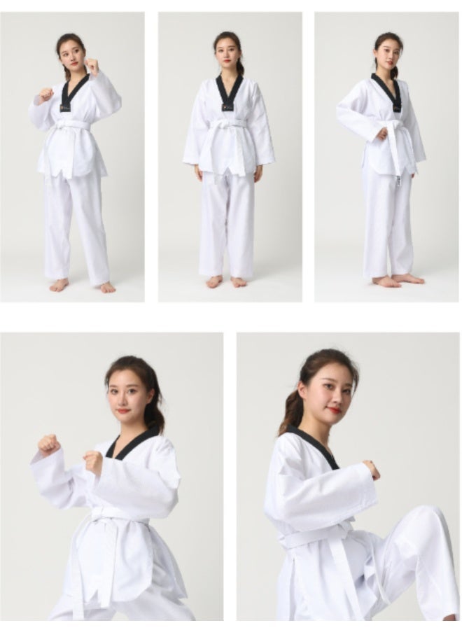Taekwondo Suit,Brazilian BJJ Gi Jiu Jitsu Gi for Adults Gi Uniform Durable Pant & Jacket,Sports Training Clothes Parts - Image 1