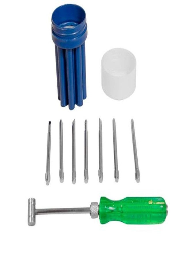 IONIX Screwdriver Set | Tool Set kit, Screwdriver Toolbox, Screwdriver Set for Home use, Pechkas Tool kit, 8 Blades Combination Screw Driver Set with Tester,9 Pieces, Blue - Image 4