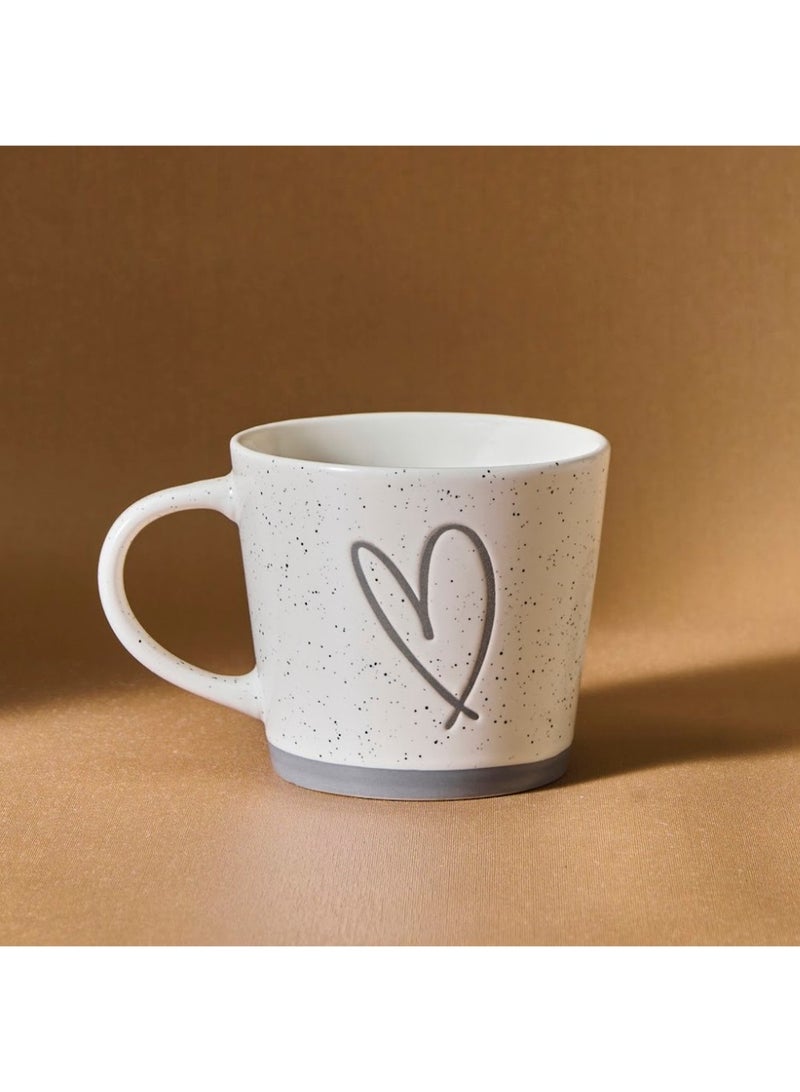 مج سيراميك ملون بنقشة قلب مميزة - سيراميك عالي الجودة للقهوة والشاي - Image 4