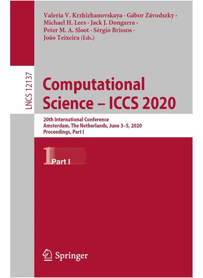 Computational Science - ICCS 2020: 20th International Conference, Amsterdam, The Netherlands, June 3-5, 2020, Proceedings, Part I 
