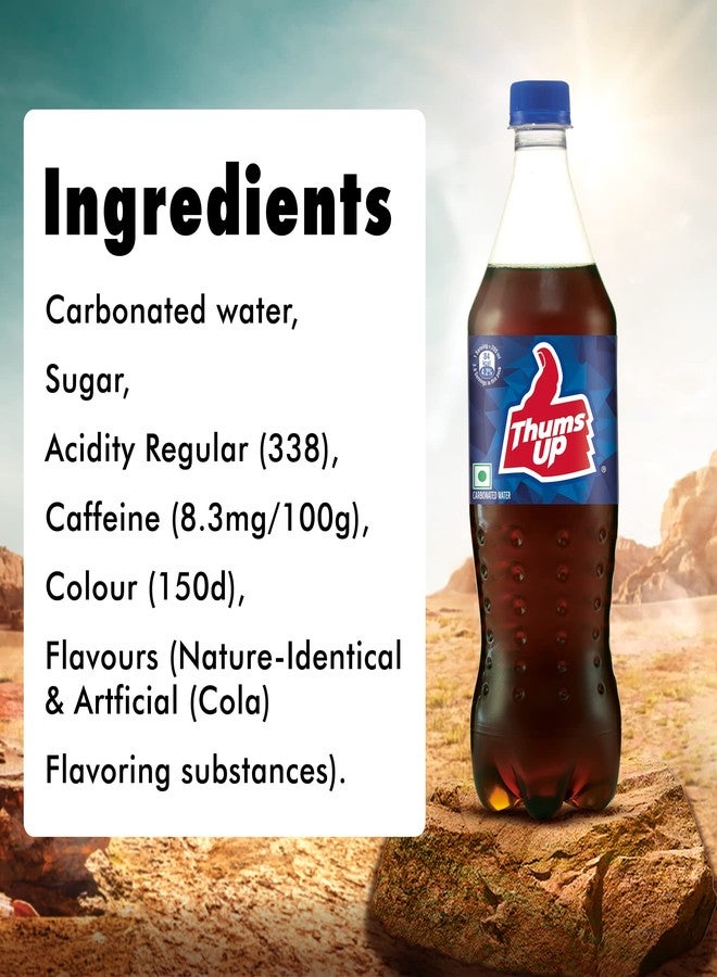 Thums Up Soft Drink Pet Bottle, 750 Ml, Cola - Image 5