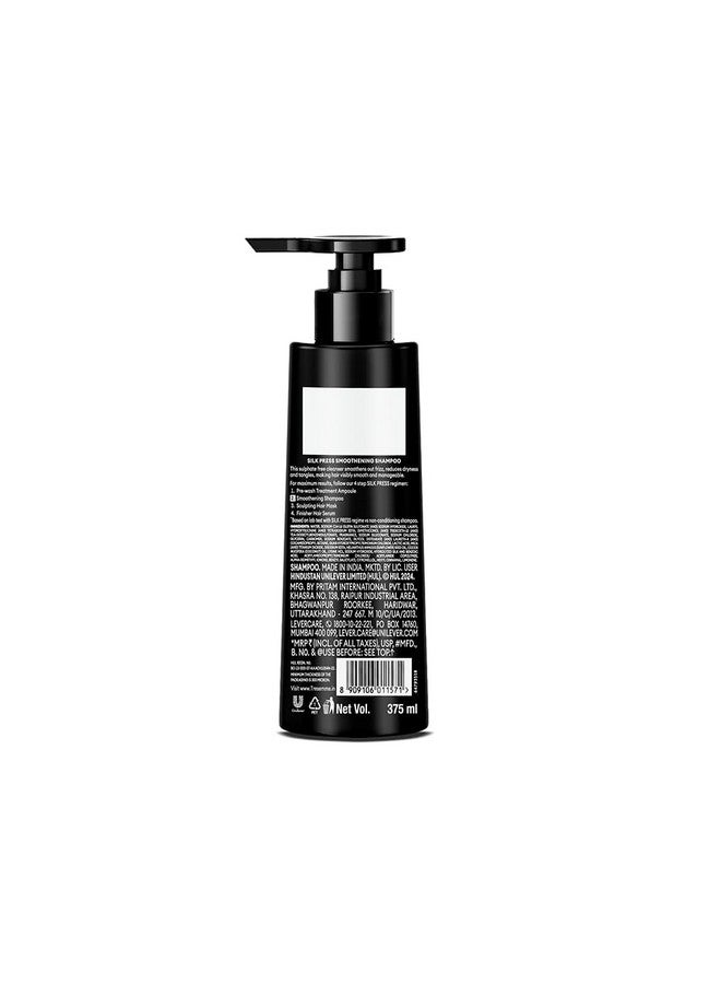 TRESemmé TRESemme Silk Press Smoothing Shampoo 375ml | Sulfate-Free Shampoo | Salon-Like Straight Hair - Image 2