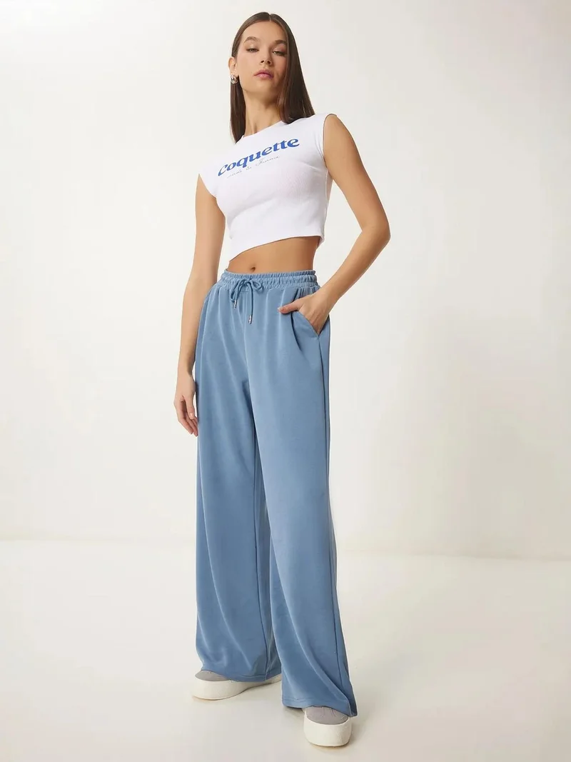 Lovely Istanbul ISTANBUL Wide Leg Modal Sweatpants