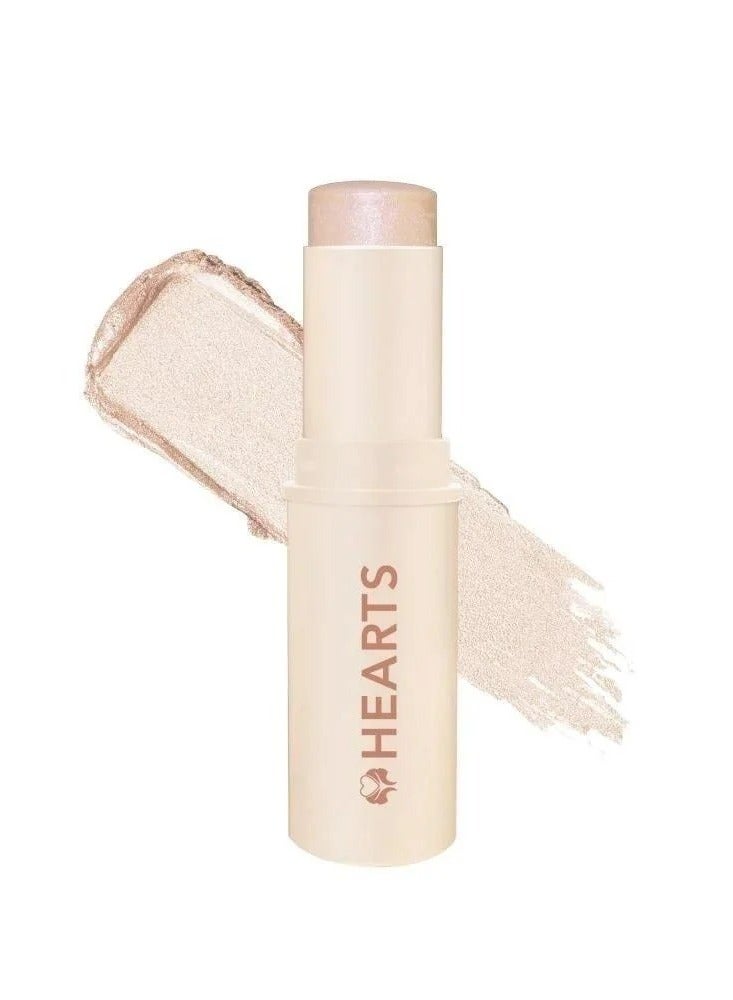 Hearts Dewy Light Highlighter Stick – Pearl Sparkle 08 – 8g