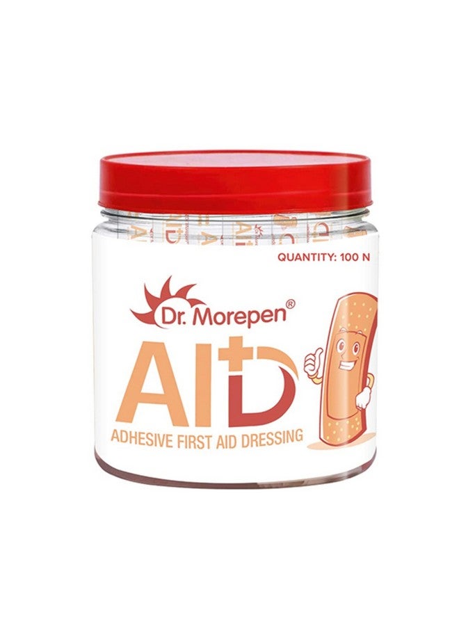 دكتور.موربين ضمادات دكتور موريبن | ضمادة إسعافات أولية مقاومة للغسيل | مرنة وجيدة التهوية | 100 شريط للأطفال والكبار - Image 1