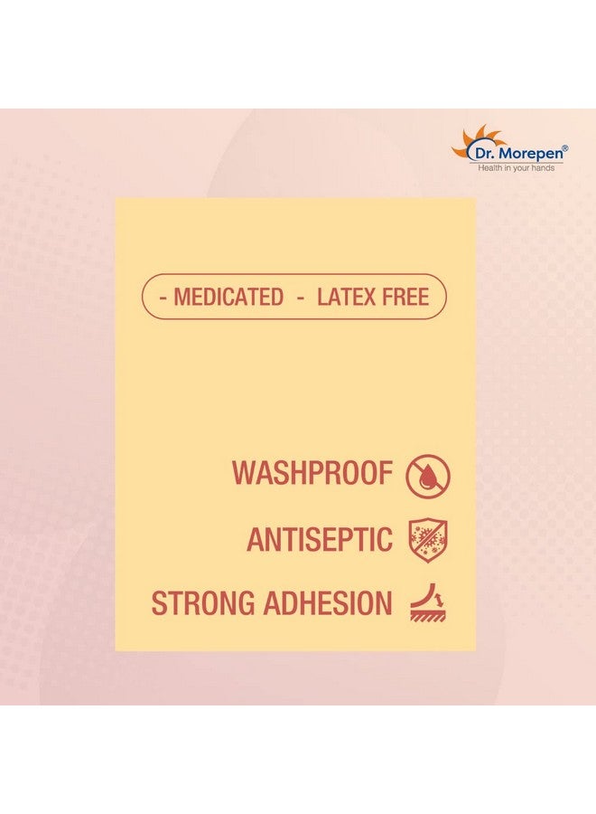 دكتور.موربين ضمادات دكتور موريبن | ضمادة إسعافات أولية مقاومة للغسيل | مرنة وجيدة التهوية | 100 شريط للأطفال والكبار - Image 5