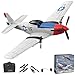 ANBURI RC Plane for Beginners P51 Remote Control Airplane for Adults 24GHz 3 Channel Fighter Featuring 6 Axis Gyro Stabilizer Easy to Fly - Image 3