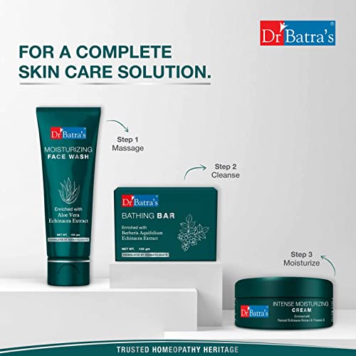 Dr Batra's Dr. Batra's Bathing Bar, Enriched with Berberis Aquifolium & Echinacea Extracts, Soap for soft & supple skin, Protects from skin infections, SLS & Paraben free, Safe & Cruelty free (125g) - Image 4