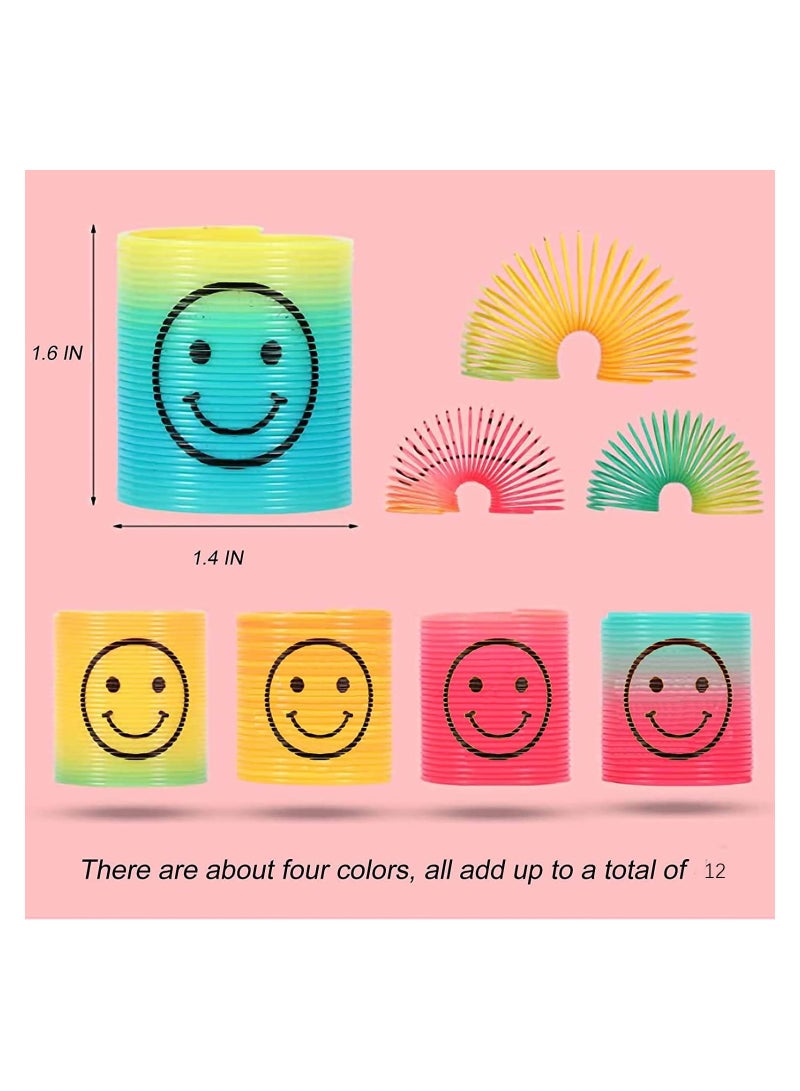 RATSAW 30 Pack Spring Rainbow Magic Fidget Stress Coil Mini Springs Bulk Toys for Party Favor Carnival Prize Birthday Goodie Bag Stuffers for Kids Boys Girls - Image 2