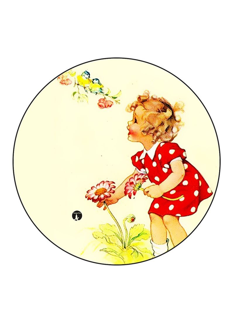 RKN Vintage Art Printed Fridge Magnet Multicolour - Image 1