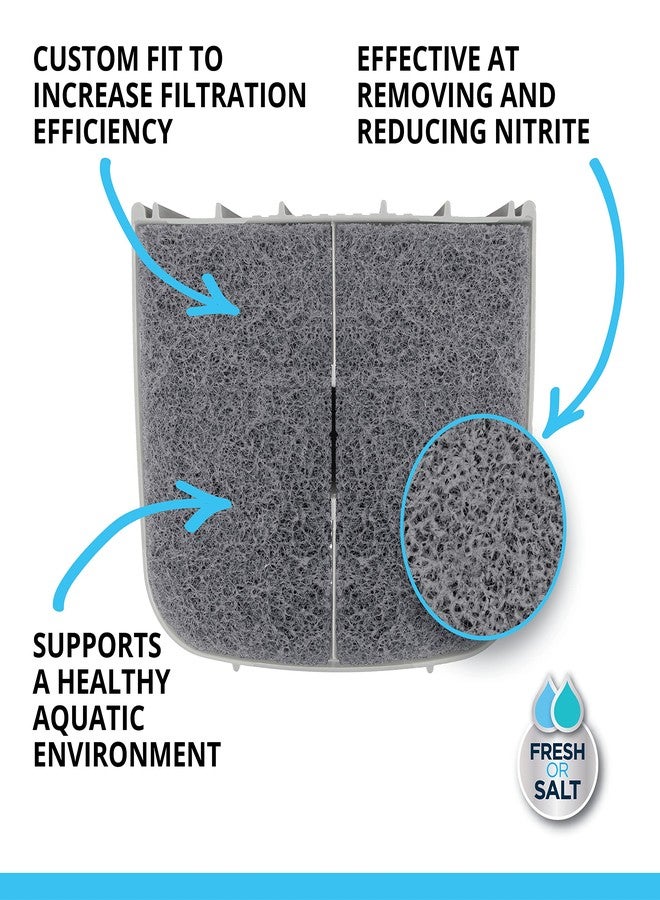 فلوفال وسادة إزالة النتريت Fluval 307/407، وسائط ترشيح بديلة لأحواض السمك، عبوة من 6 قطع - Image 3