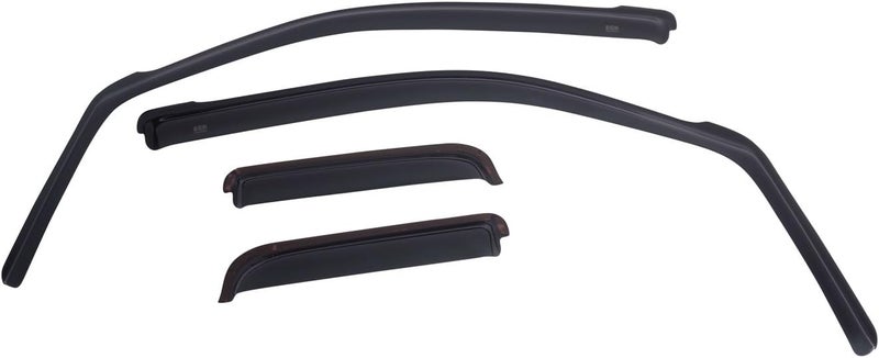 EGR 572751 In-Channel Window Visors Front and Rear Set Dark Smoke Finish for Dodge Ram - Image 2