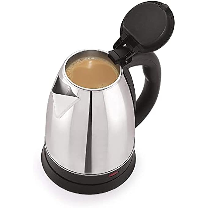 Scarlett Stainless Steel Electric Kettle 2 Liter Design For Hot Water Tea Coffee Milk Rice And Other Multi Purpose Cooking Food Kettle - Image 5