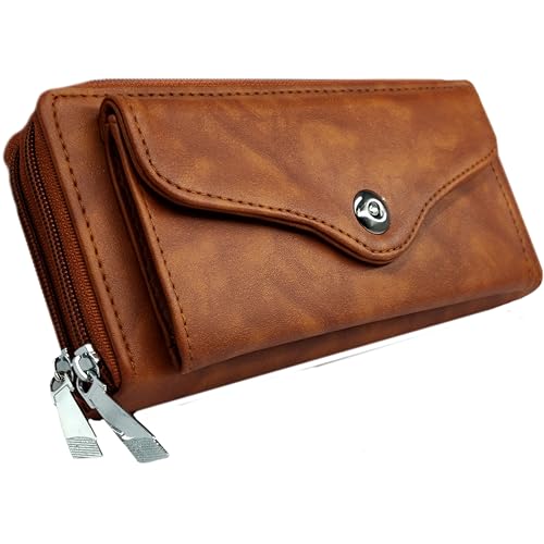 b4bags Wallet for Women | Stylish Clutch for Daily Use | Ladies Hand Purse | Return Gifts for Girls (Tan) - Image 1