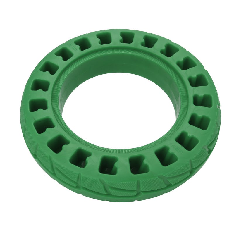 Electric Scooter Tire: 1 Green Solid Honeycomb Tire - Shock Absorbing Anti Skid Explosion Proof Replacement Tire for Electric Scooter Front Or Rear Wheel - Image 4