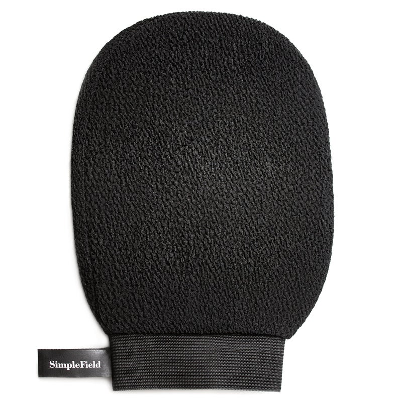 SimpleField Korean Exfoliating Mitt for Remove Dead Skin. 100% Viscose Deep Kessa Exfoliating Glove for Body Scrub, Keratosis Pilaris and Self Tanning Removal. Easily Smooth Skin Surface. (1 Piece) - Image 1