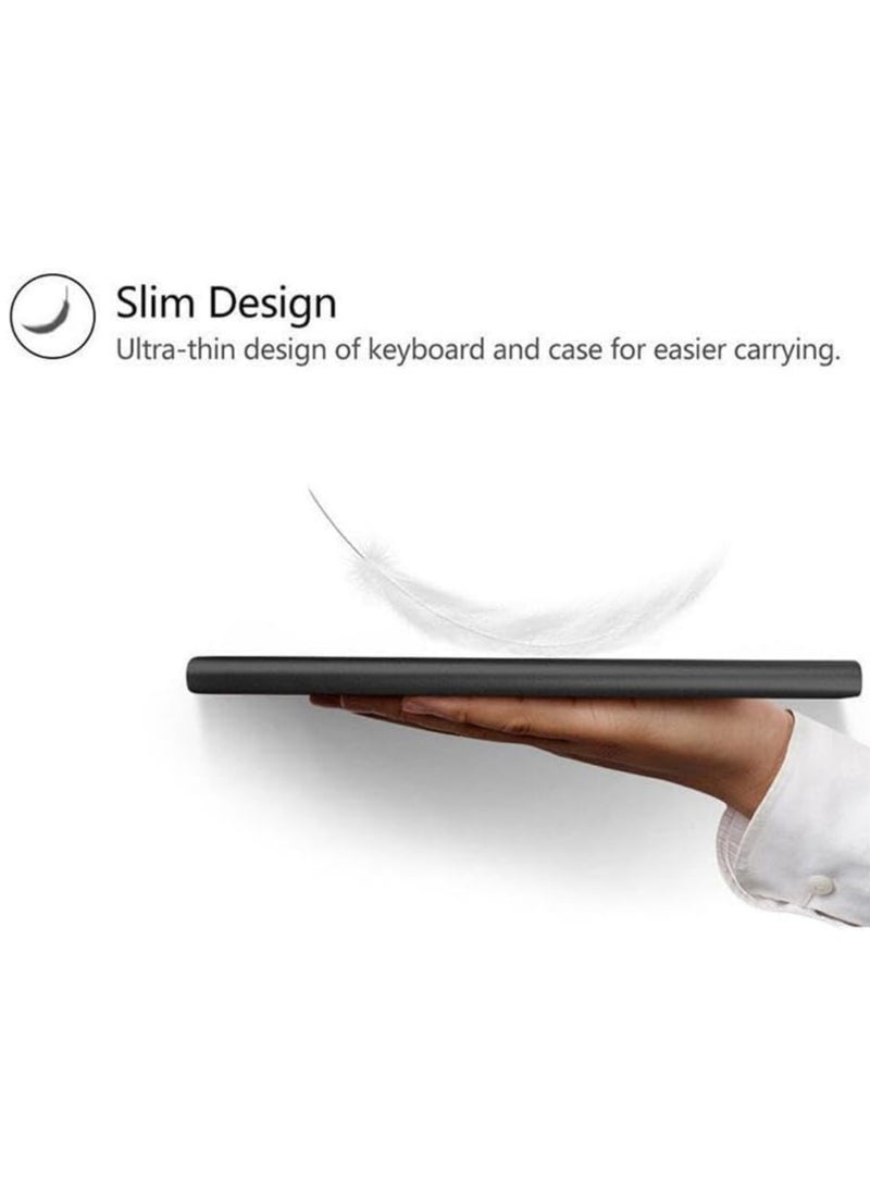 Rock Pow Clear Case Compatible with Xiaomi Redmi Pad SE 8.7 Inch (2024) Acrylic Transparent and Anti-yellowing Tablet Case Auto Sleep/Wake Multi-angle Bracket - Image 5