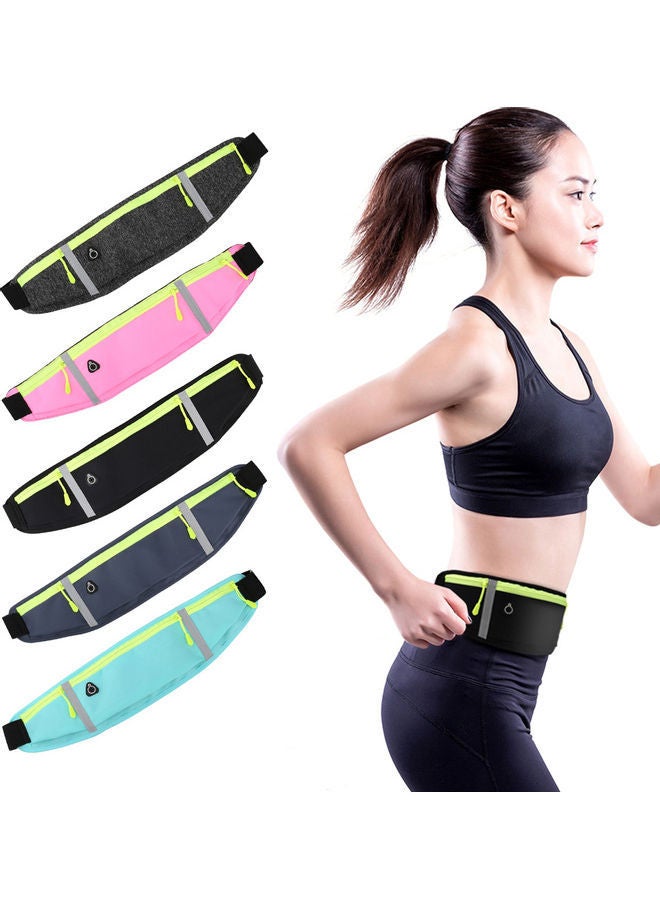 NIBEMINENT Ultralight Running Belt Bag With Reflective Strips 38x18cm - Image 2