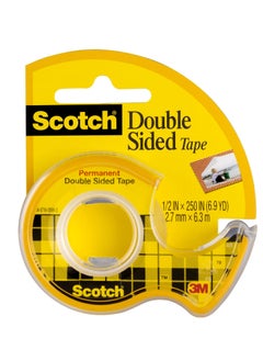 Scotch  Scotch Double Sided Tape on a dispenser 1/2 in x 250 in  - Image 1