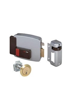 Cisa Cisa 111610701 11610-70-1 EEK-door lock for attaching a cylinder right 12 V painted, grey aluminium, input 70  - Image 2