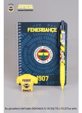Licensed Notepad, Pen 0.7 mm and Jersey Design Eraser Set