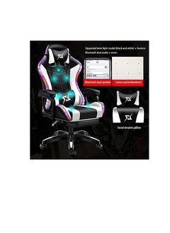 Gaming Chair LED Light Racing ChairE rgonomic Office Massage Chair Lumbar Support and Adjustable Back Bench Bluetooth Speaker - pzsku/Z1E88CBB7D97D3CE780DFZ/45/_/1738070872/5635db45-2d60-4c99-bcdd-23ba40480fd1