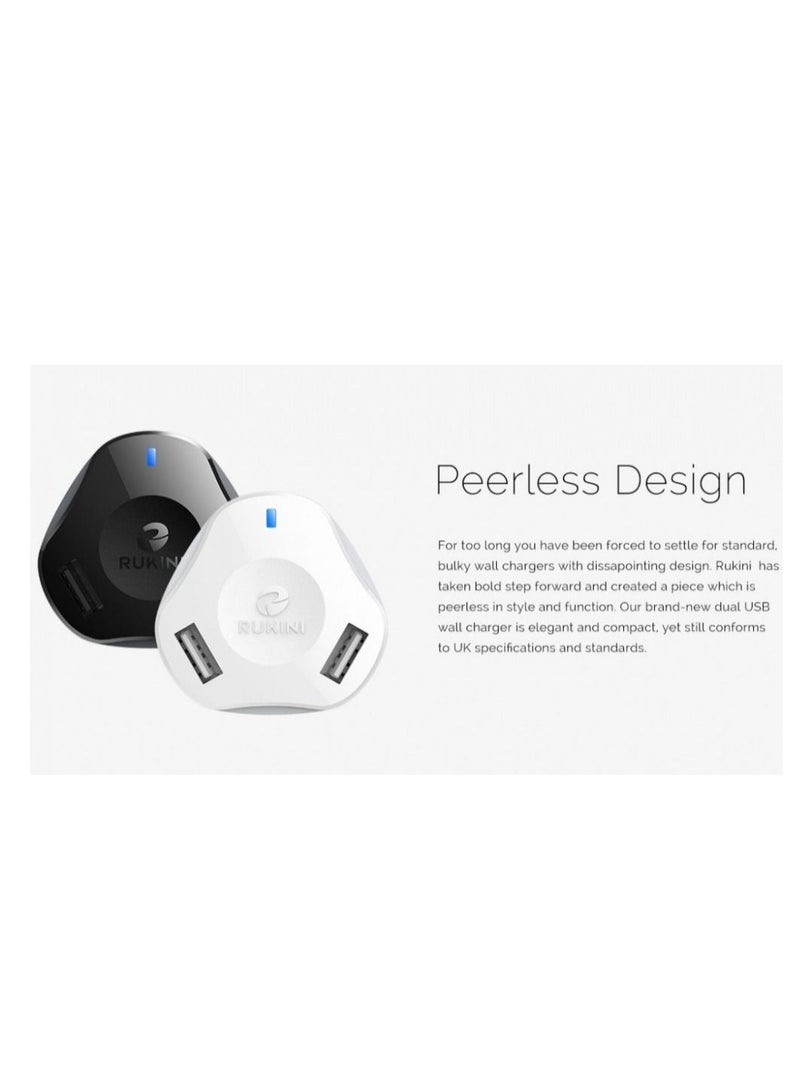 روكيني فيش  مزدوج من كوبرا بلس مع كابل شحن ايفون 1.5 متر اسود - Image 3