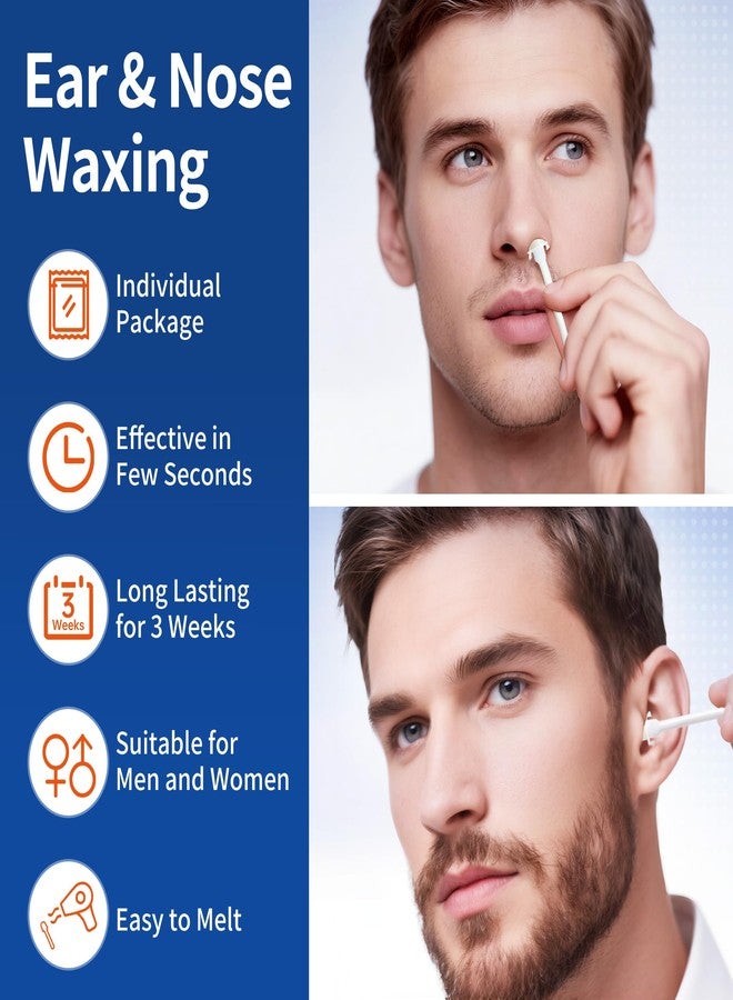 Beauty7 Nose Wax Kit, Ready to Use Waxing Sticks- Nose and Ear Epilation, Easy to Use, Safe and Natural Hair Removal Kit- 16 Wax Sticks - Image 4
