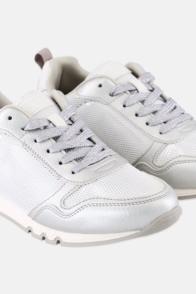 XOXO Women Lace Up Casual Shoes, Multicolor - Image 3