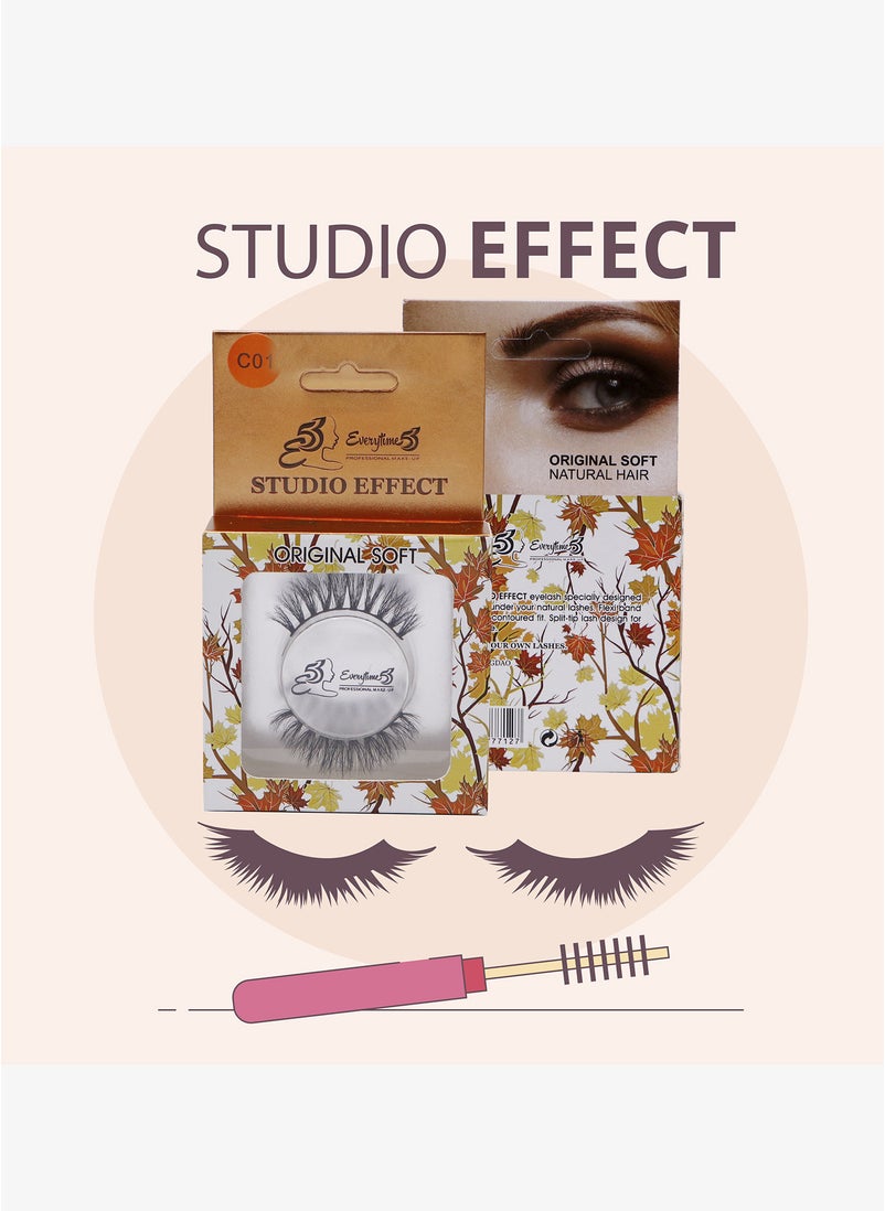 Everytime53 Everytime53 Women's Studio Effect False Eyelashes - C01  - Image 4