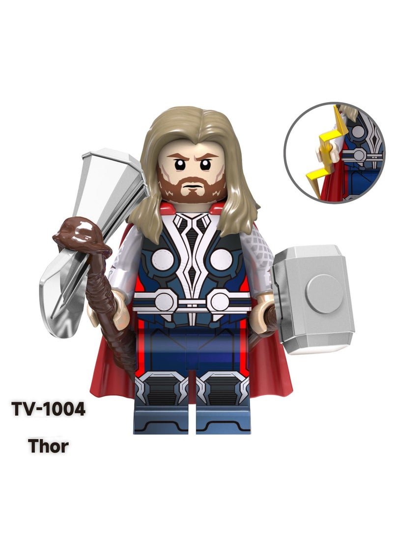 Nariele سلسلة سوبر إنجليزي TV6201 جوهرة آوشوانغ كابتن أمريكي لي لعبة تجميع 8 قطع - Image 5