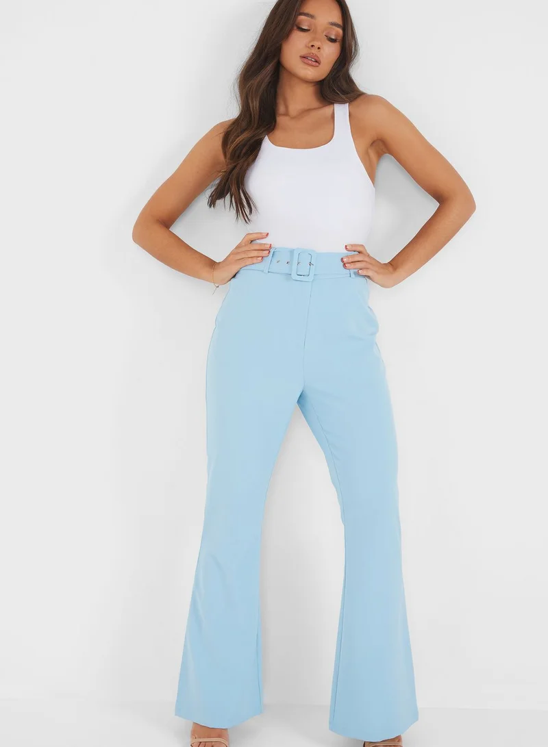 QUIZ Pocket Detail High Waist Pants