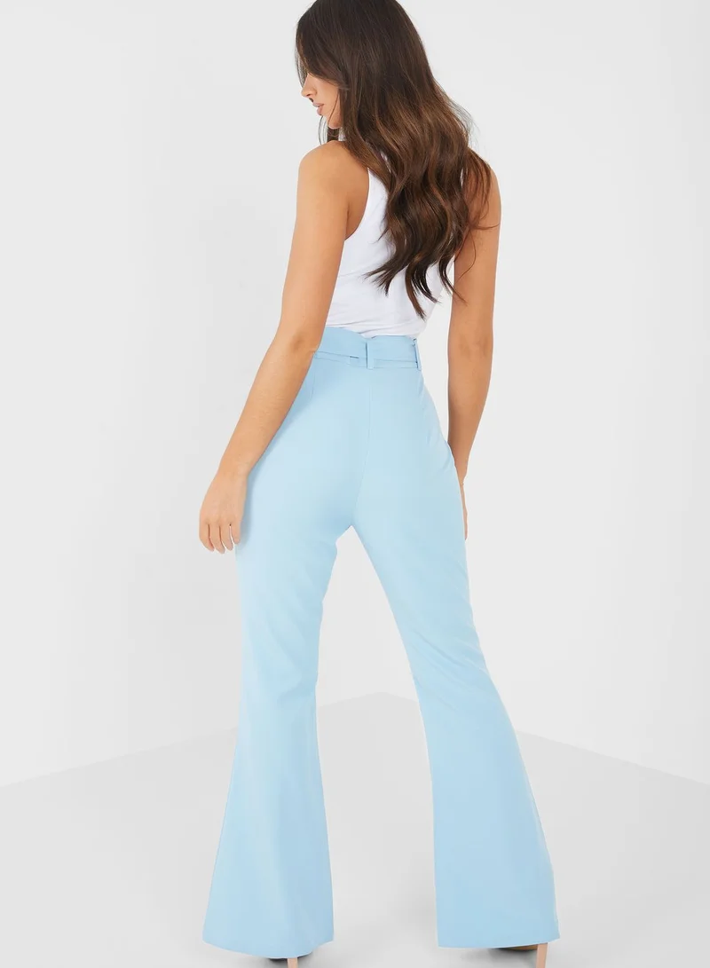 QUIZ Pocket Detail High Waist Pants