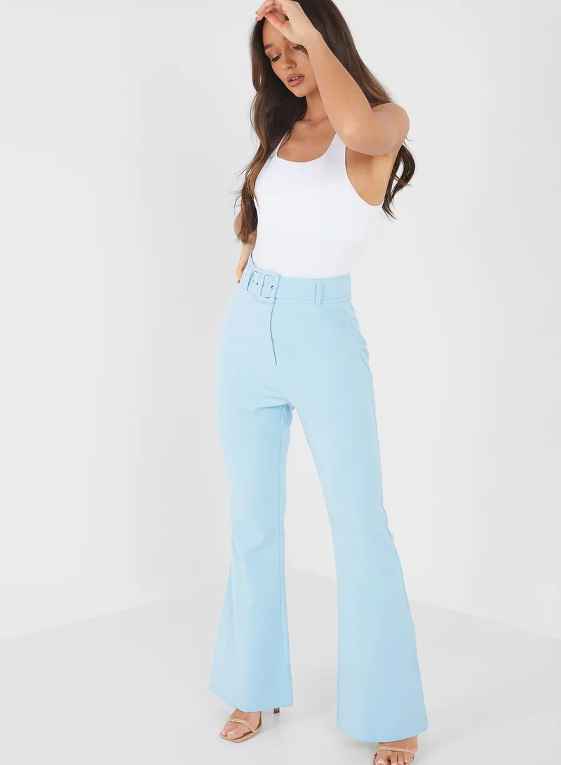 QUIZ Pocket Detail High Waist Pants