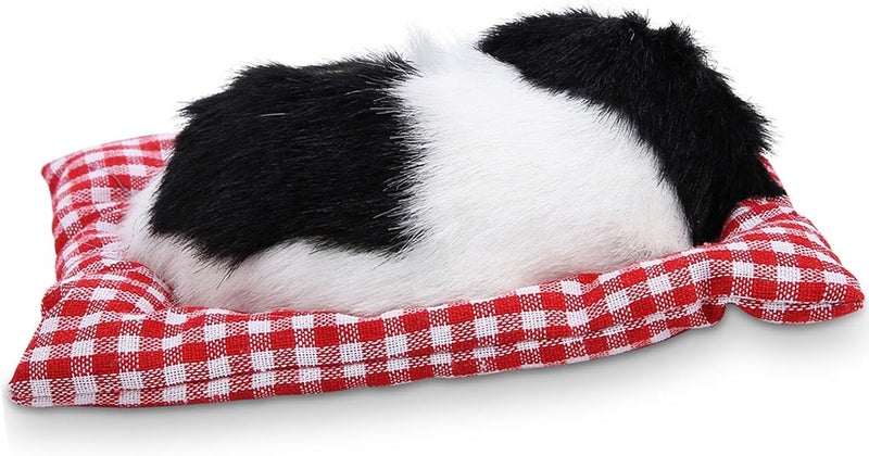 Dpofirs Soft Plush Dog Doll With Interactive Sound | Stuffed Animal Toy For Baby Sleep & Kids Companion (Black and white can call a puppy) - Image 4