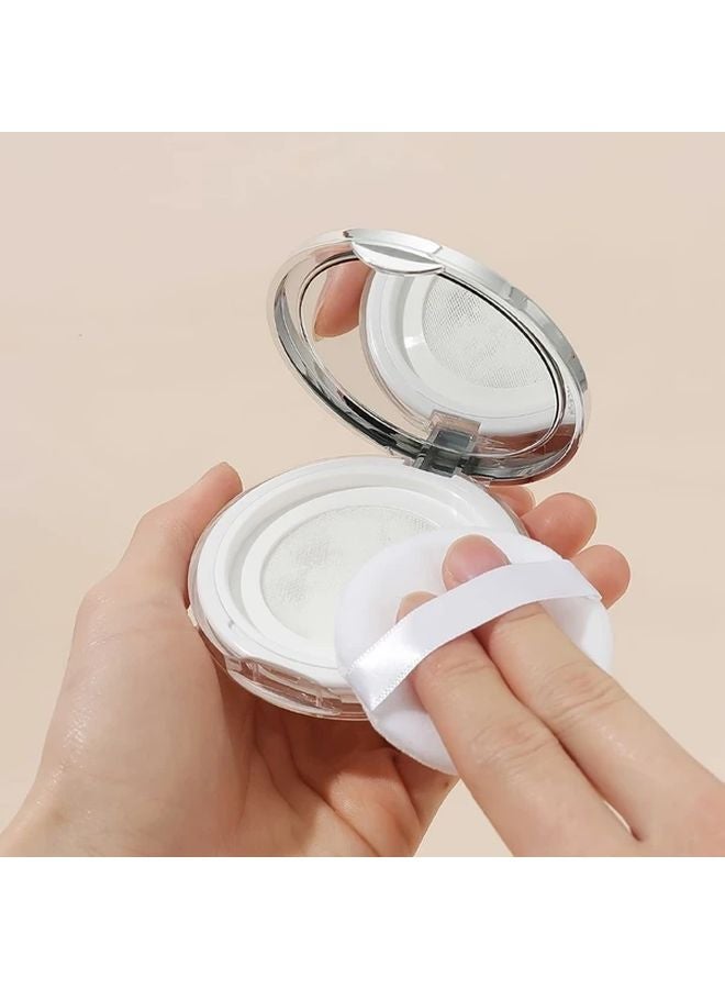 Compact Leak Proof Mini Travel Cosmetic Case Flip Top Lid 2 95 Inch Size Argent Color - Image 5