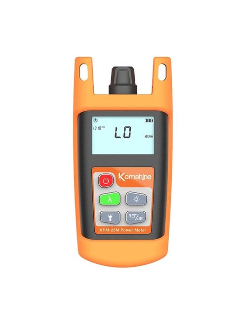 Komshine Mini Handheld Optical Power Meter Fiber Loss Measurement, Specification: KPM-25M-A/-70DBM to +6DBM