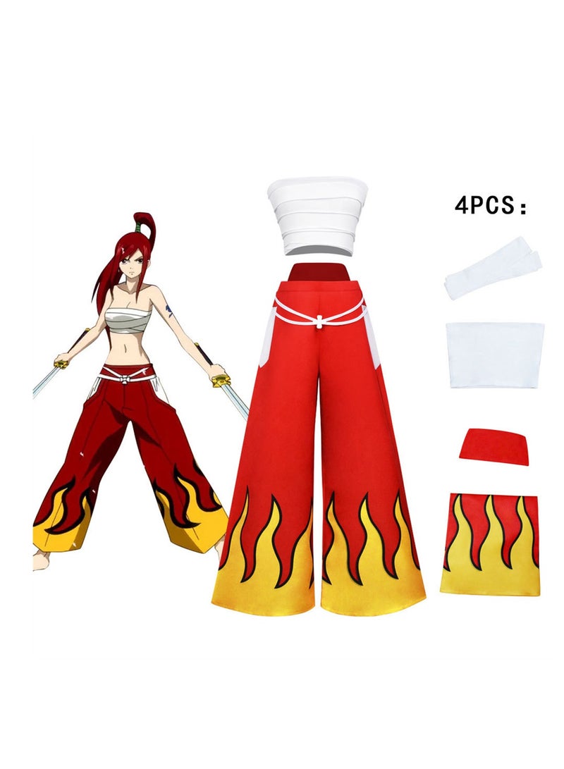 Erza cos costume two-dimensional anime fairy tail cosplay costume stage dress up costume - Image 2