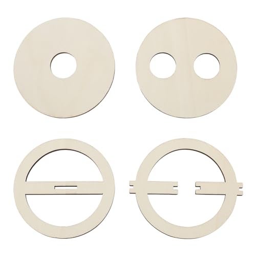 BENECREAT 16Pcs 4 Styles Wick Centering Tool Wood Candle Wicks Centering Devices Wooden Wick Stabilizer Holder for Candle DIY Making Cotton MultiWick Holder - Image 1