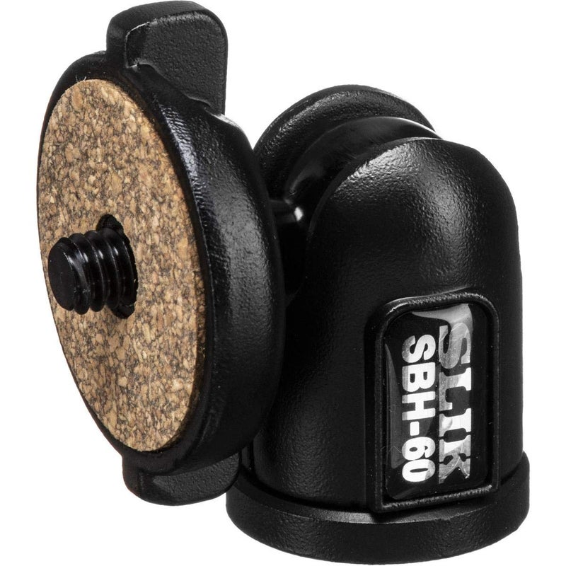 SLIK SBH-60 Small Compact Ballhead, Supports 1.25 lbs., Black (618-606) - Image 3