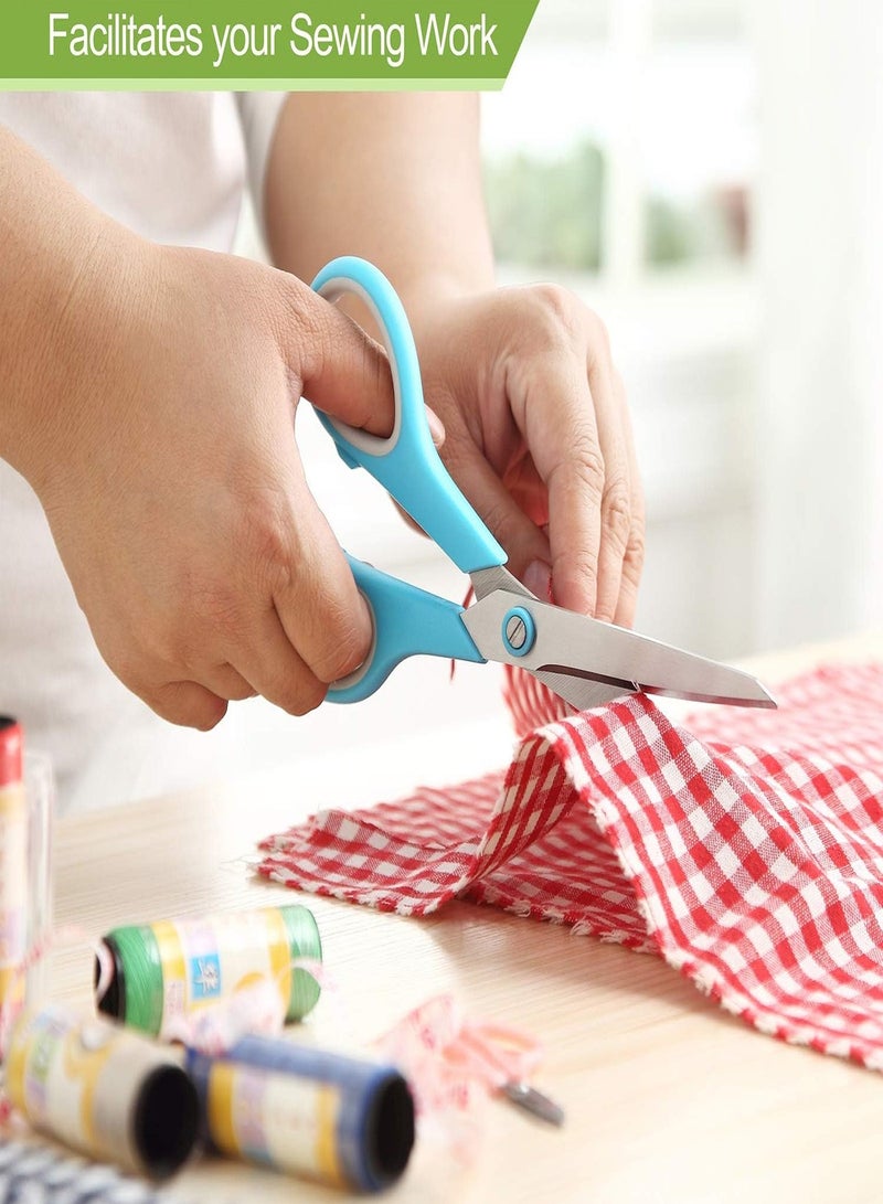 Zoro Scissors Comfort Grip 8 Inch MultiPurpose Heavy Duty Durable Stainless steel and Sharp Blade for Universal Cutting  - Image 2