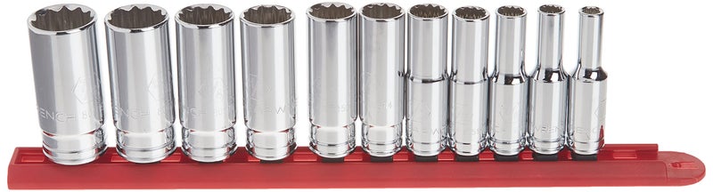 GearWrench مجموعة مفاتيح جيروينش 11 قطعة 3/8" درايف 12 نقطة عمق - Image 1